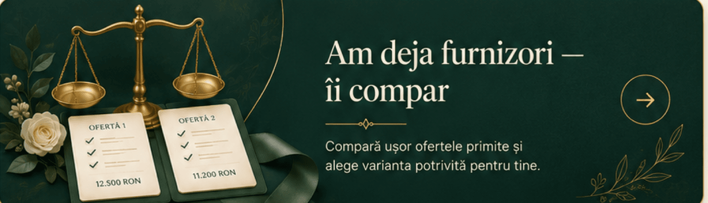 Am deja furnizori — îi compar